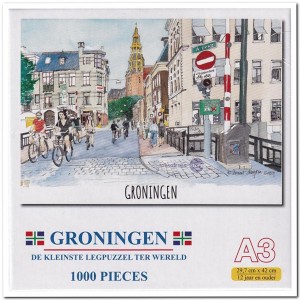 Groningen, de kleinste legpuzzel ter wereld - 1000 Stukjes