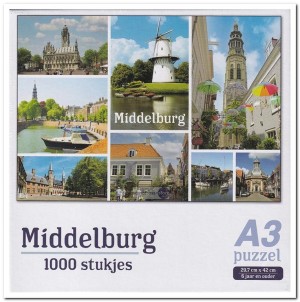 Middelburg, de leukste legpuzzel ter wereld - 1000 Stukjes