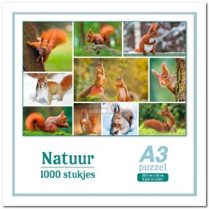 Natuur (Eekhoorn), de leukste legpuzzel ter wereld - 1000 Stukjes